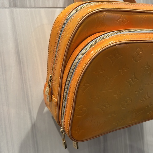 Louis Vuitton‎ LV Yellow Vernis Murray Backpack EUC - Picture 5 of 17